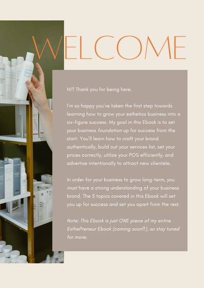 Booked &amp; Branded (Ebook for Estheticians)